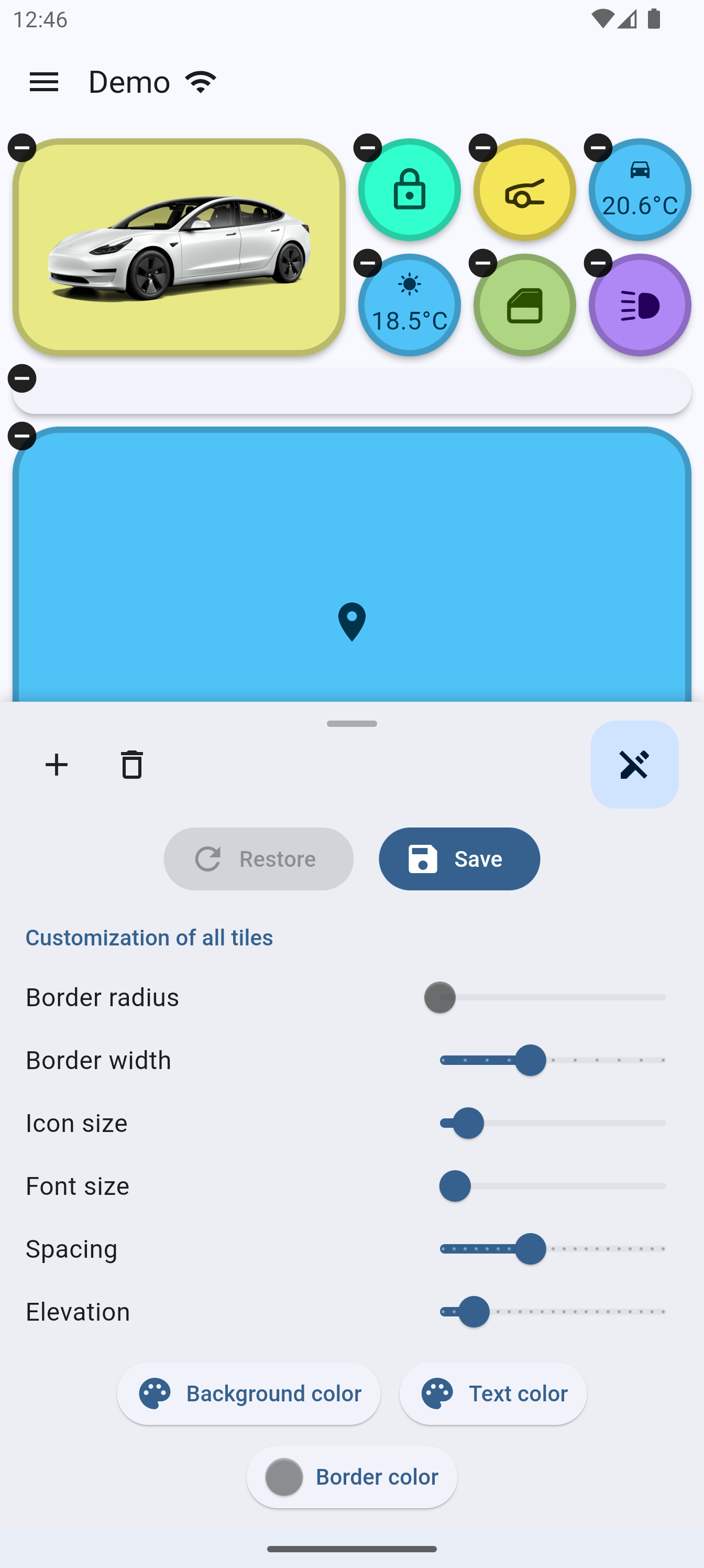 Global Customization Screenshot